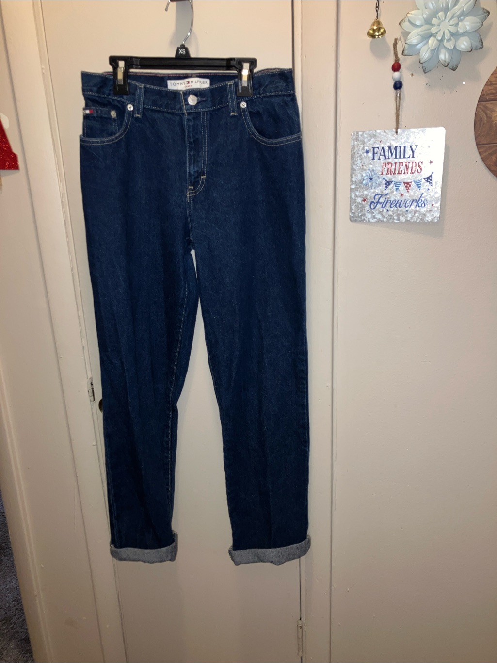 Tommy Hilfiger 5 Pocket Denim Dark Indigo Boyfriend Jeans 6/31